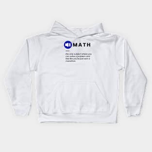 Funny Math Joke Kids Hoodie